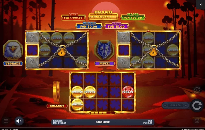 3 Apex Treasures - Pinasimulan ang Hold & Win na may wolf board